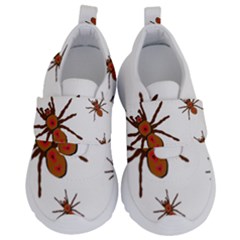 Insect Spider Wildlife Kids  Velcro No Lace Shoes by Mariart