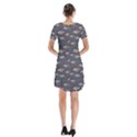 Sushi Pattern Short Sleeve V-neck Flare Dress View2