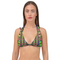 Abstract 8 Double Strap Halter Bikini Top by ArtworkByPatrick