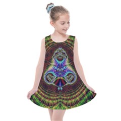 Artwork Fractal Digital Art Kids  Summer Dress by Wegoenart