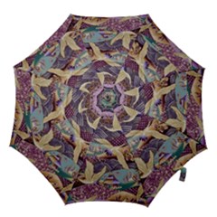 Textile Fabric Cloth Pattern Hook Handle Umbrellas (medium) by Wegoenart