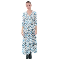 Rain Drops Button Up Maxi Dress by HelgaScand