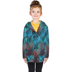 Abstract Patterns Spiral Kids  Double Breasted Button Coat by Vaneshart