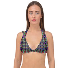 Abstract 11 Double Strap Halter Bikini Top by ArtworkByPatrick