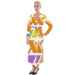 Xcoin Logo 200x200 Velvet Maxi Wrap Dress by Ipsum