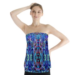 Abstract 12 Strapless Top by ArtworkByPatrick