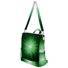 Green Blast Background Crossbody Backpack by Mariart