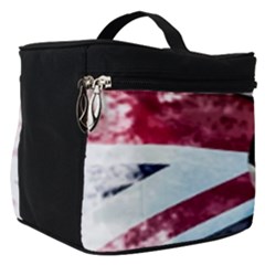 Soccer Ball With Great Britain Flag Make Up Travel Bag (small) by Vaneshart