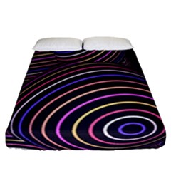 Abtract Colorful Spheres Fitted Sheet (california King Size) by Vaneshart