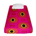 Abstract Clutter Fitted Sheet (Single Size) View1