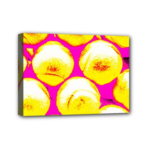 Pop Art Tennis Balls Mini Canvas 7  X 5  (stretched) by essentialimage