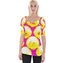 Pop Art Tennis Balls Wide Neckline Tee View1