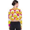 Pop Art Tennis Balls Long Sleeve Zip Up Bomber Jacket View2