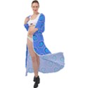 Surfer Pattern Maxi Chiffon Beach Wrap View1