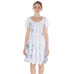 French 1047909 1280 Short Sleeve Bardot Dress by vintage2030