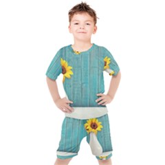 Sun Flower 3292932 960 720 Kids  Tee And Shorts Set by vintage2030