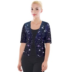 Star 67044 960 720 Cropped Button Cardigan by vintage2030