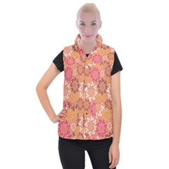 Abstract Seamless Pattern Graphic Pattern Women s Button Up Vest by Vaneshart