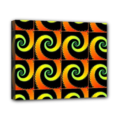 Spiral Seamless Pattern Canvas 10  X 8  (stretched) by Vaneshart