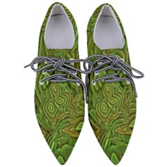 Background Abstract Green Women s Pointed Oxford Shoes by Vaneshart