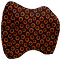 Abstract Seamless Pattern Graphic  Velour Head Support Cushion View3