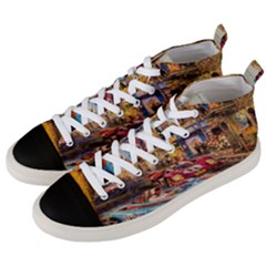 Racing Men s Mid-top Canvas Sneakers by ArtworkByPatrick