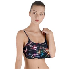 Lights Star Sky Graphic Night Layered Top Bikini Top  by HermanTelo