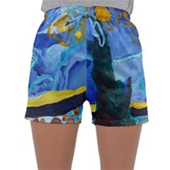 Painting Illustrations Vincent Van Gogh Sleepwear Shorts by Wegoenart