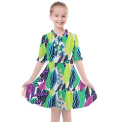 Leaves  Kids  All Frills Chiffon Dress by Sobalvarro