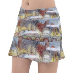 Airships Flight Travel Sky Tennis Skirt by Wegoenart