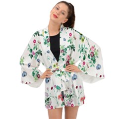 Leaves Long Sleeve Kimono by Sobalvarro