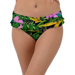 Tropical Greens Frill Bikini Bottom by Sobalvarro