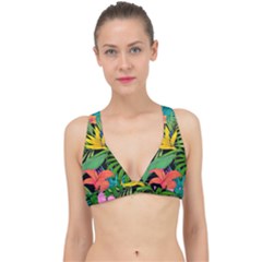 Tropical Greens Classic Banded Bikini Top by Sobalvarro