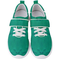 Love To One Color To Love Green Men s Velcro Strap Shoes by pepitasart