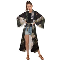 Tulips 1 1 Maxi Kimono by bestdesignintheworld