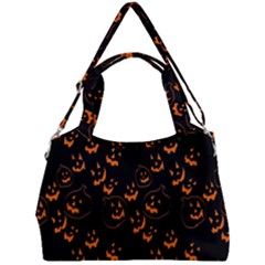 Jack O Lanterns Double Compartment Shoulder Bag by bloomingvinedesign