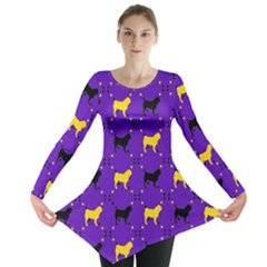 Elegant Pugs Long Sleeve Tunic  by ElegantGP