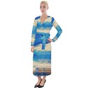 Skydiving 1 1 Velvet Maxi Wrap Dress View1