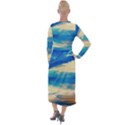 Skydiving 1 1 Velvet Maxi Wrap Dress View2