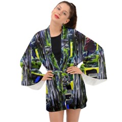 Between Two Moons 7 Long Sleeve Kimono by bestdesignintheworld