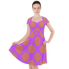 Polka Dots Two Times 7 Cap Sleeve Midi Dress by impacteesstreetwearten