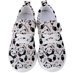 Panda Pattern Women s Velcro Strap Shoes by Vaneshart