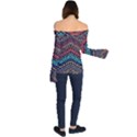 Ethnic  Off Shoulder Long Sleeve Top View2