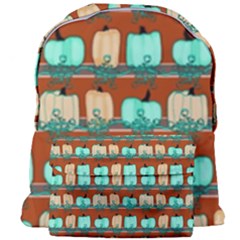 Bluegreen Pumpkins Giant Full Print Backpack by bloomingvinedesign