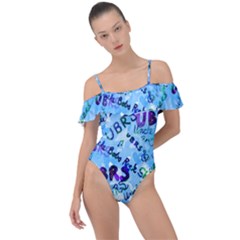 Ubrs Frill Detail One Piece Swimsuit by Rokinart