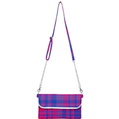 Bisexual Plaid Mini Crossbody Handbag by NanaLeonti