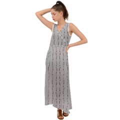 Clouds And More Clouds V-neck Chiffon Maxi Dress by pepitasart