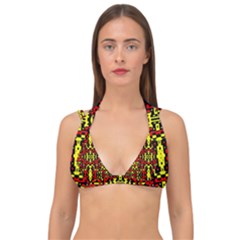 Rby 69 Double Strap Halter Bikini Top by ArtworkByPatrick