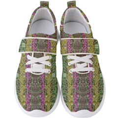 Leaves Contemplative In Pearls Free From Disturbance Men s Velcro Strap Shoes by pepitasart