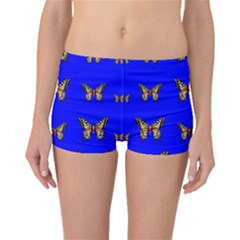 Butterfly Pattern Blue Insects Boyleg Bikini Bottoms by Vaneshart